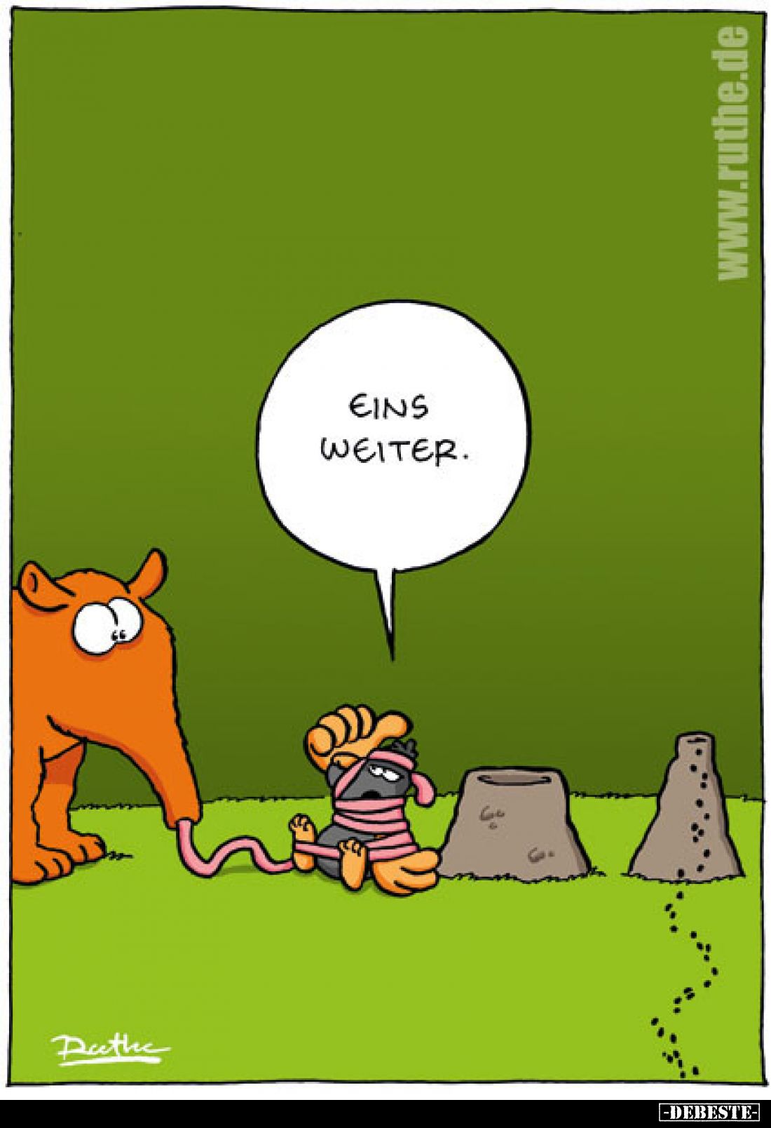 Eines weiter.