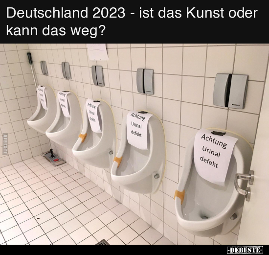 Deutschland 2023 - ist das Kunst oder kann das weg?.. - Lustige Bilder | DEBESTE.de