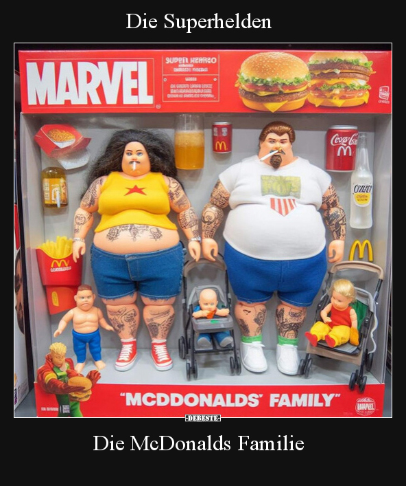 Die Superhelden - Die McDonalds Familie. - Lustige Bilder | DEBESTE.de