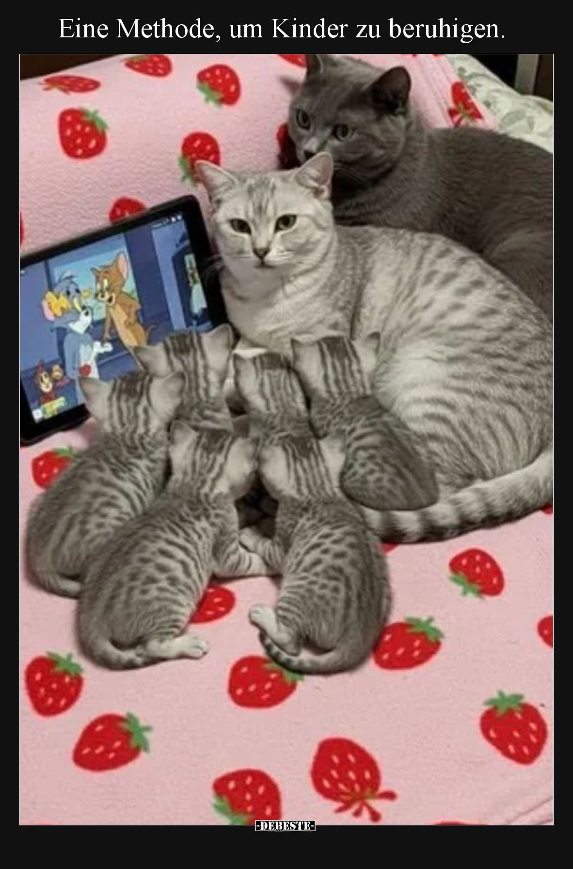 Eine Methode, um Kinder zu beruhigen.