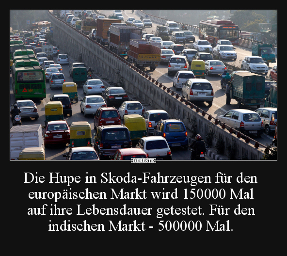 Die Hupe in Skoda-Fahrzeugen für den europäischen Markt.. - Lustige Bilder | DEBESTE.de