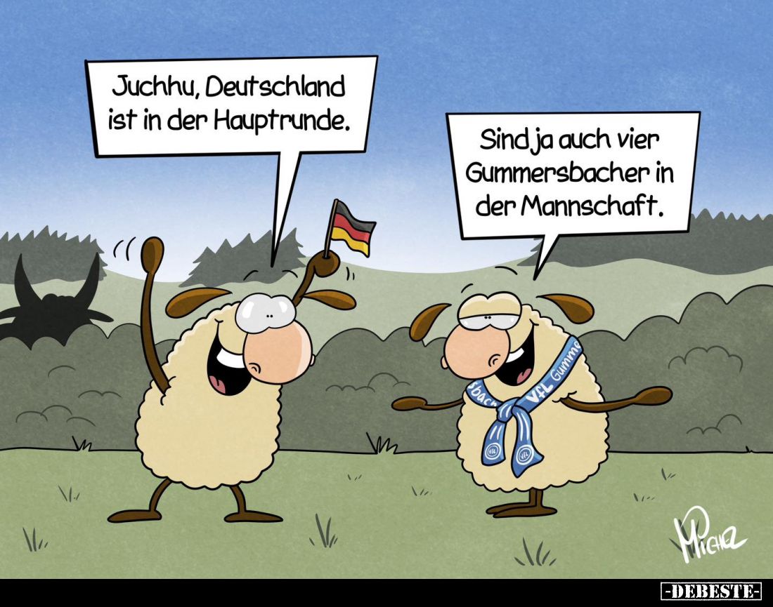 Juchhu, Deutschland ist in der Hauptrunde. -
Sind ja auch vier Gummersbacher in der Mannschaft.