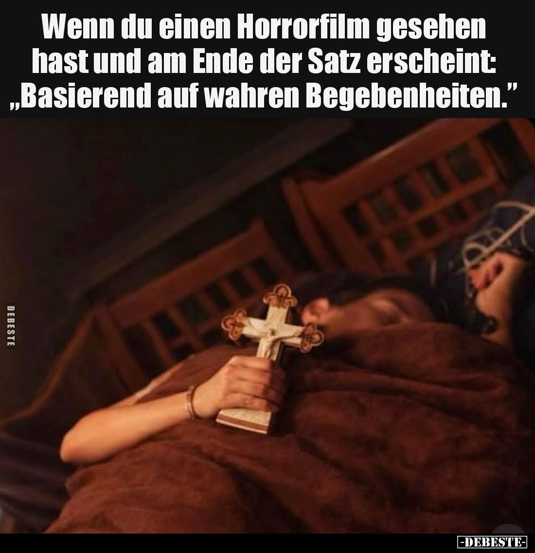 Wenn du einen Horrorfilm gesehen hast und am Ende der Satz erscheint: „Basierend auf wahren Begebenheiten.”