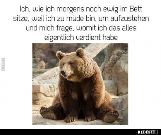 Ich, wie ich morgens noch ewig im Bett sitze, weil.. - Lustige Bilder | DEBESTE.de