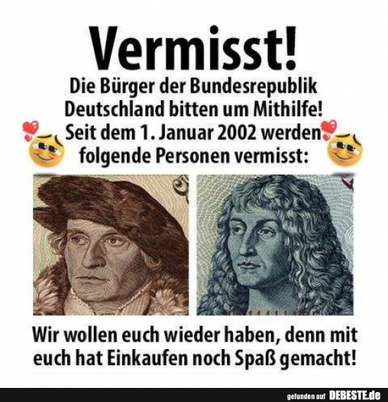 Vermisst! Die Bürger der Bundesrepublik Deutschland.. - Lustige Bilder | DEBESTE.de