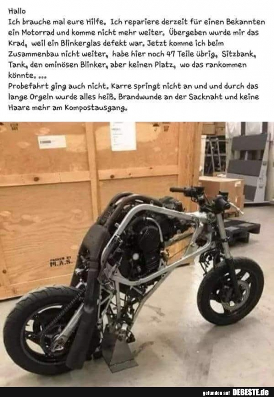 Hallo, ich brauche mal eure hilfe...