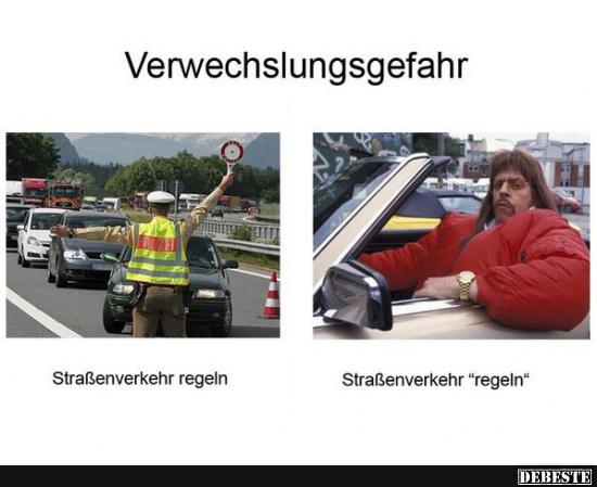 Verwechslungsgefahr - Straßenverkehr 'regeln'..