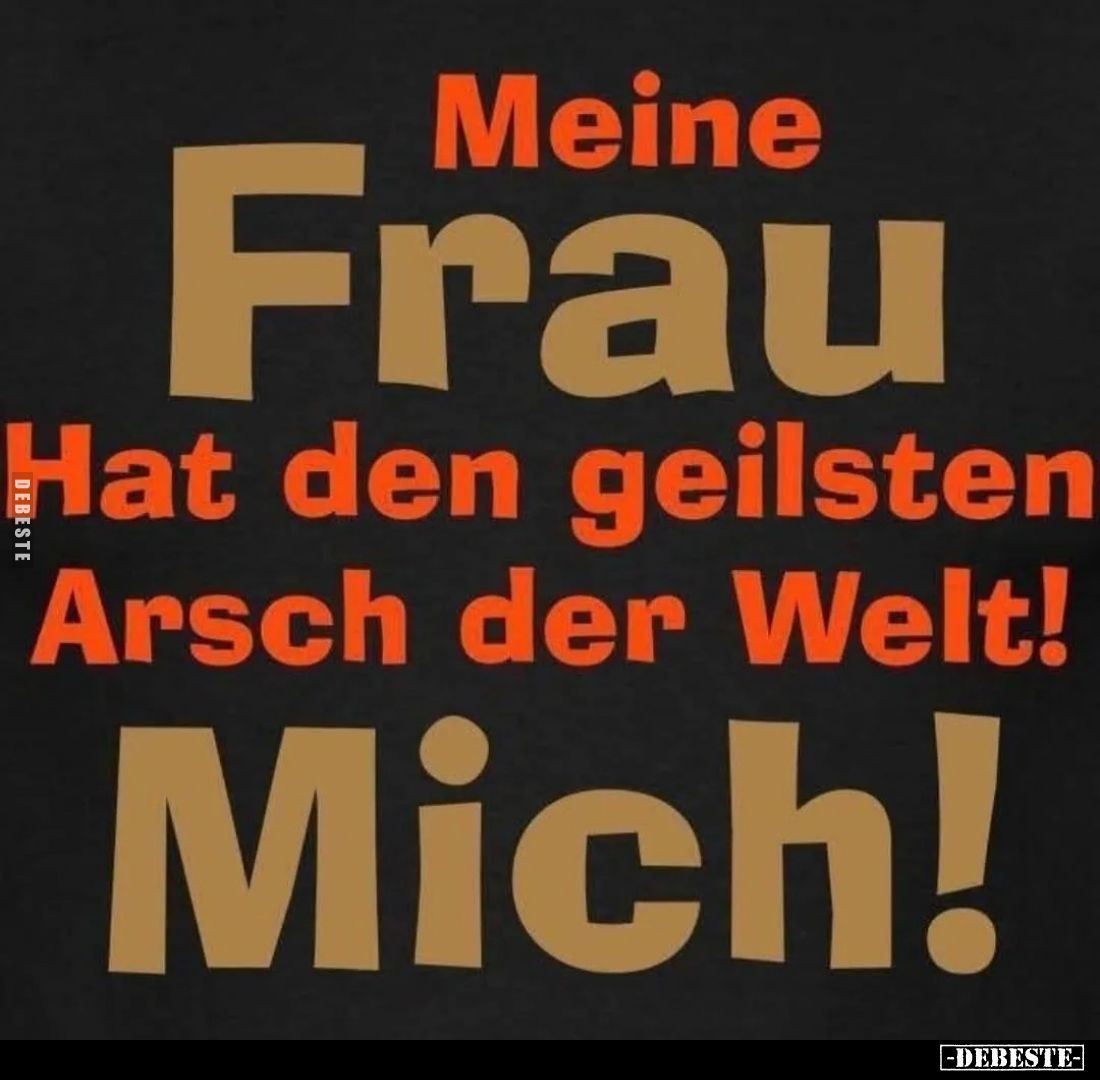 Meine Frau Hat den geilsten Arsch der Welt! Mich!