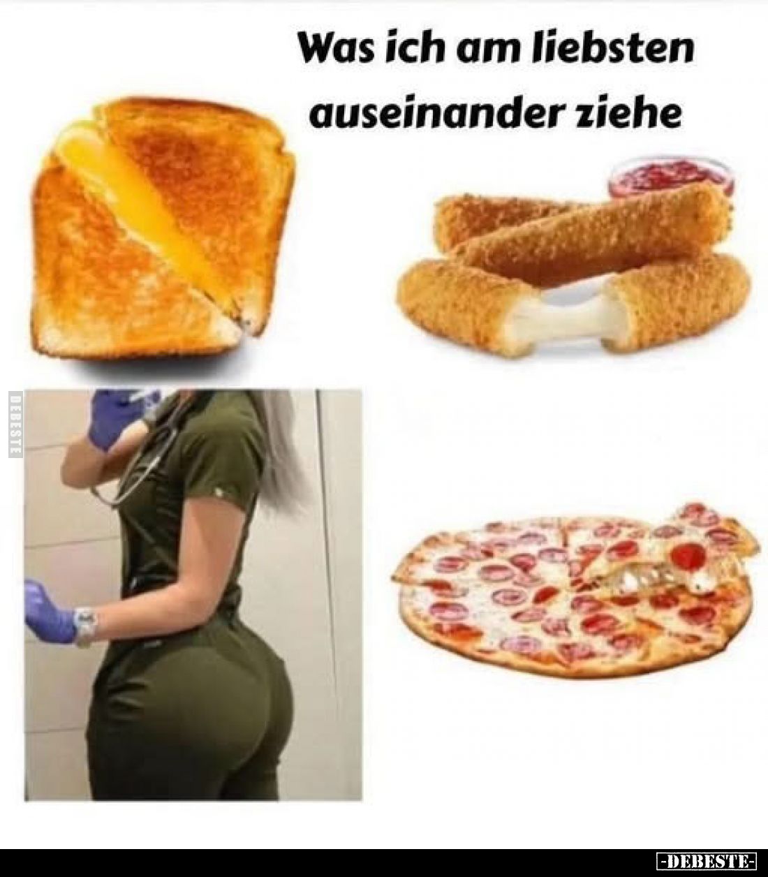 Was ich am liebsten auseinander ziehe