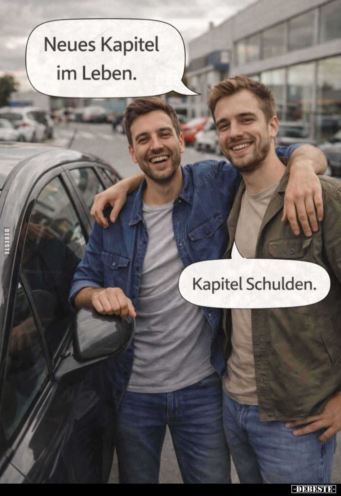 Neues Kapitel im Leben. -
Kapitel Schulden.