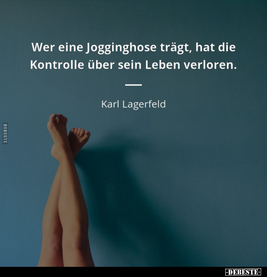 Wer eine Jogginghose trägt.. - Lustige Bilder | DEBESTE.de