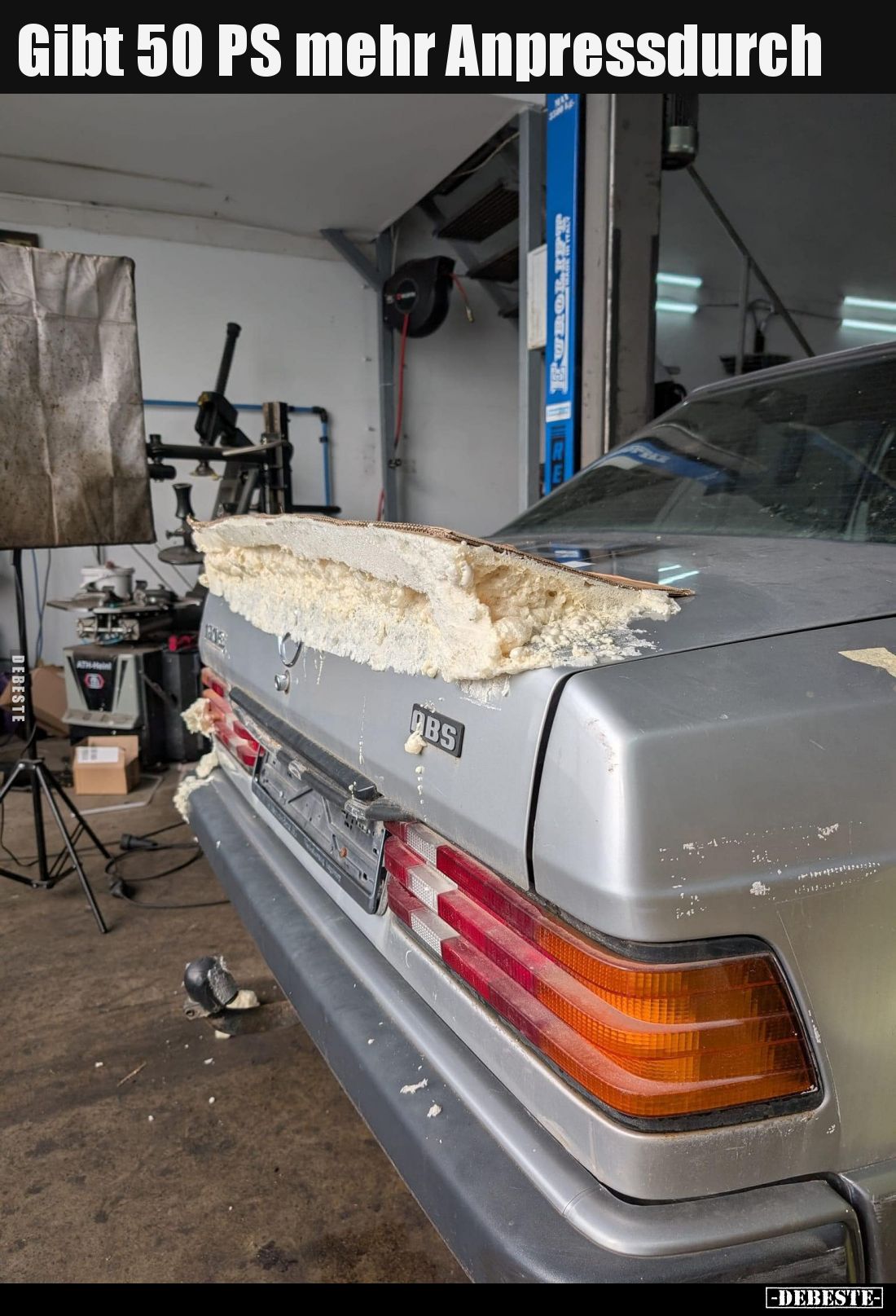 Gibt 50 PS mehr Anpressdurch..