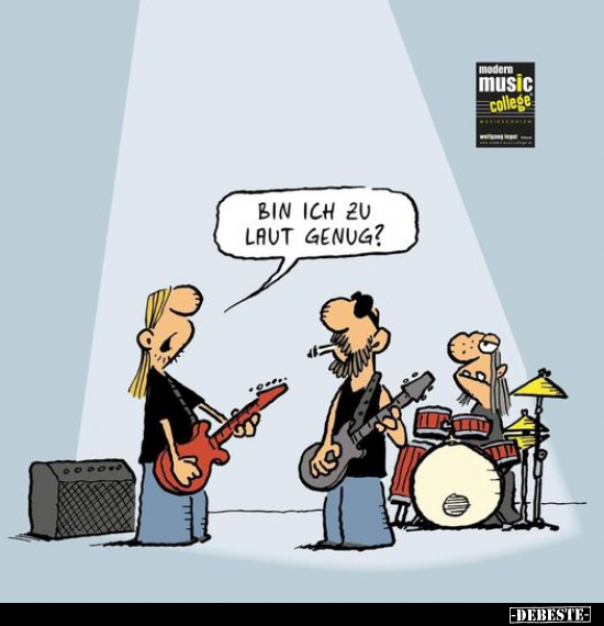 Bin ich zu laut genug?