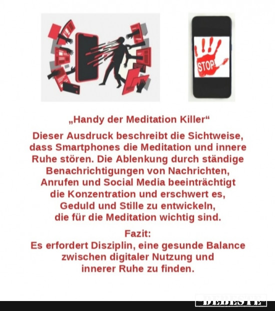 Handy der Meditation Killer - Lustige Bilder | DEBESTE.de