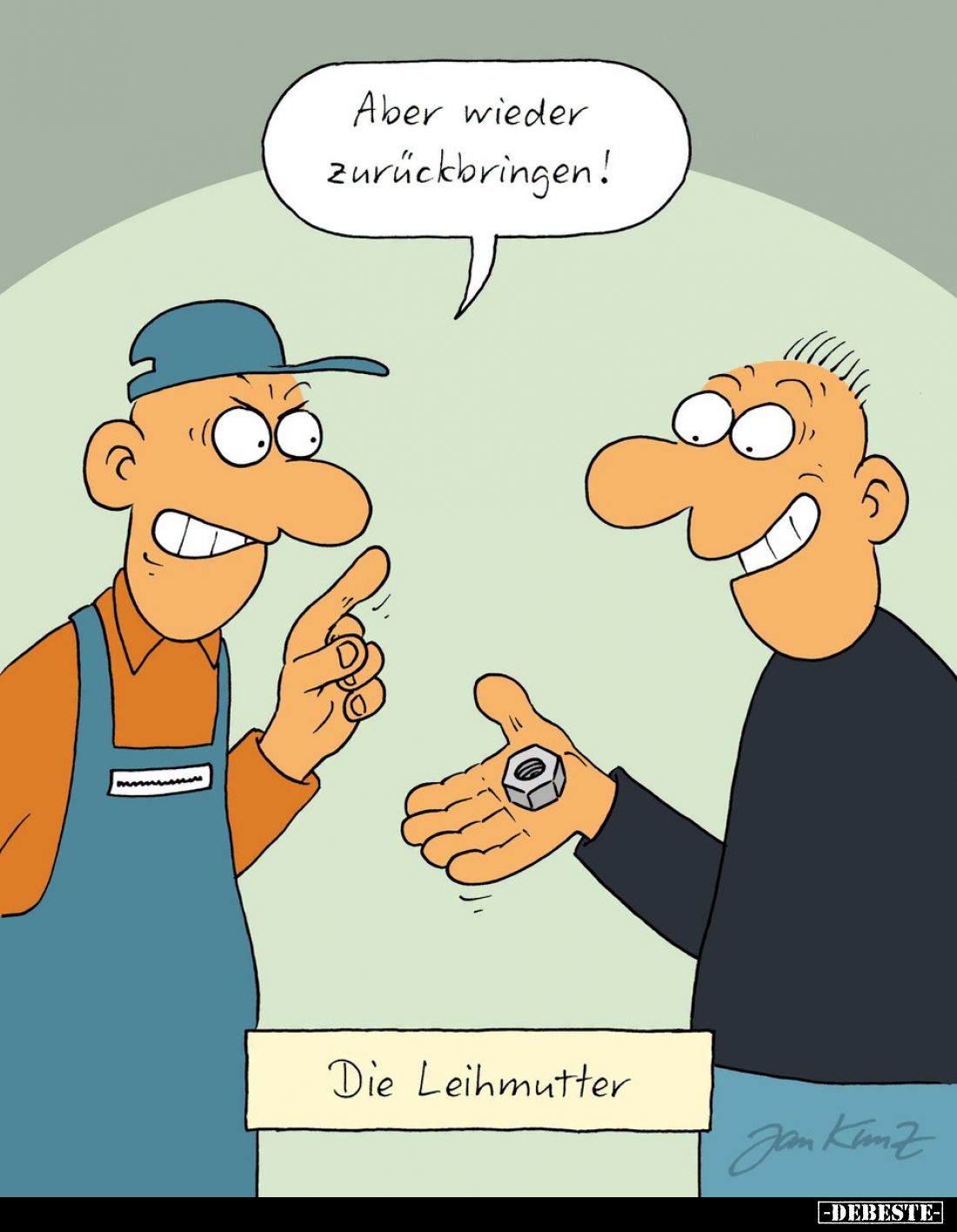 Die Leihmutter. - Aber wieder zurückbringen!