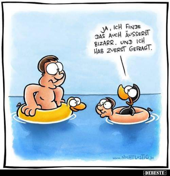 Ja, ich finde das auch ausserst bizarr. Und ich hab zuerst gefragt.
