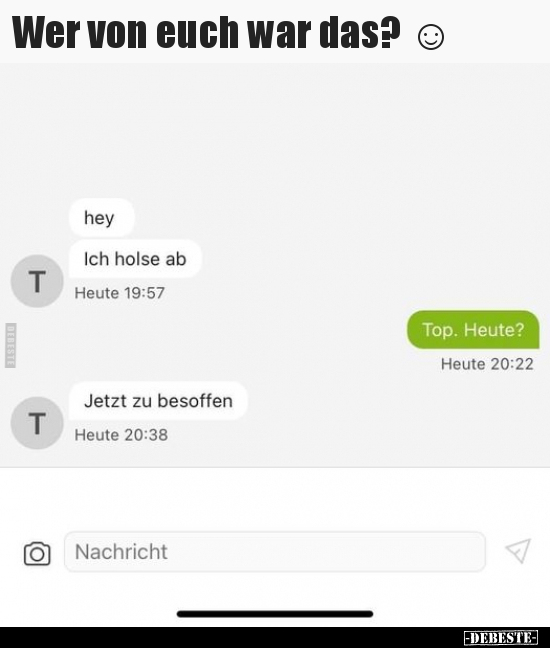 Wer von euch war das? ☺.. - Lustige Bilder | DEBESTE.de