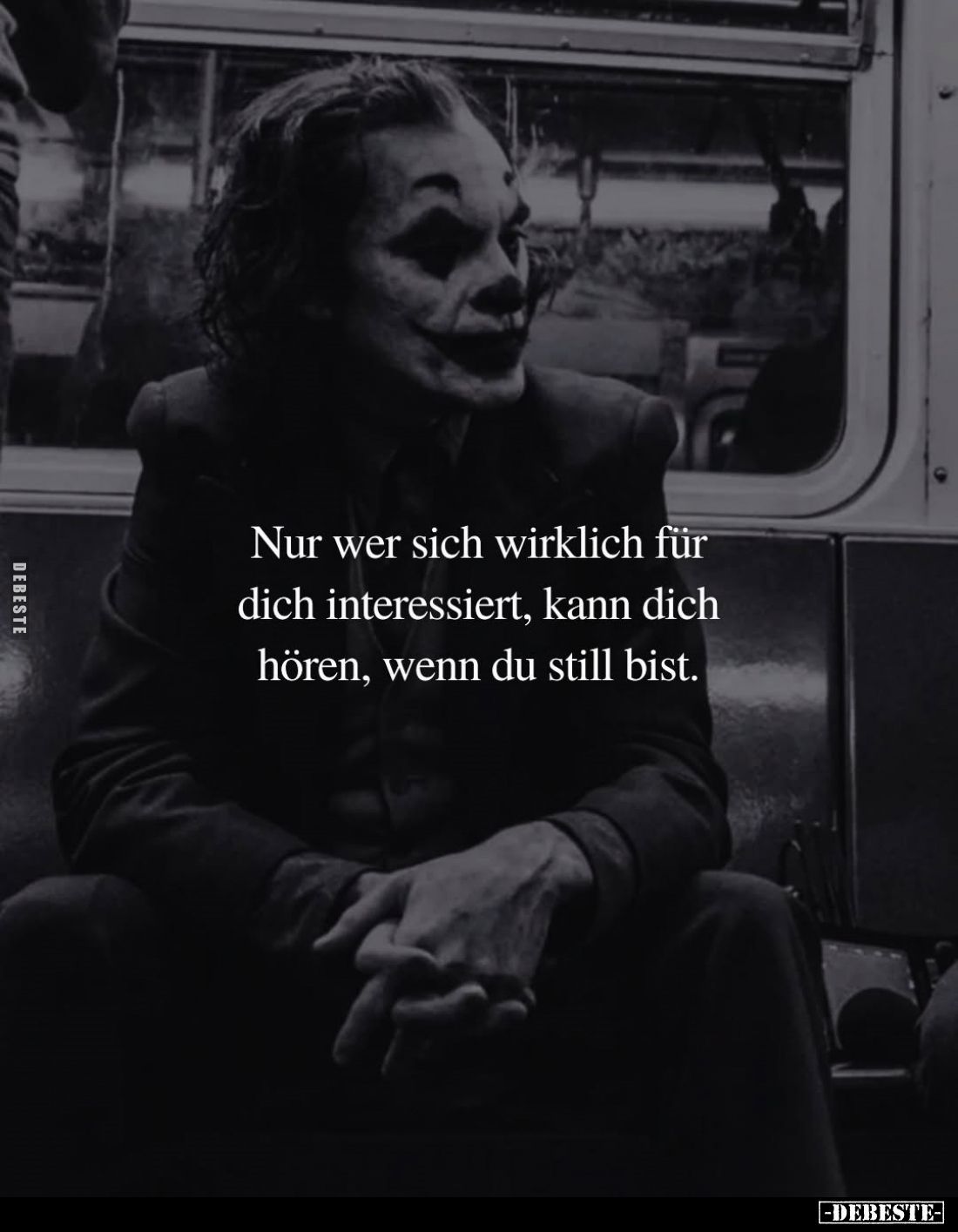 Nur wer sich wirklich für dich interessiert, kann dich.. - Lustige Bilder | DEBESTE.de