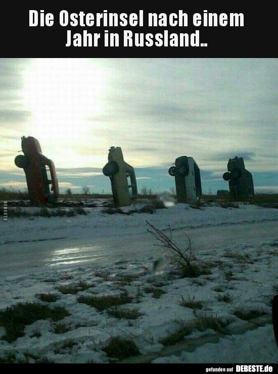 Die Osterinsel nach einem Jahr in Russland.. - Lustige Bilder | DEBESTE.de