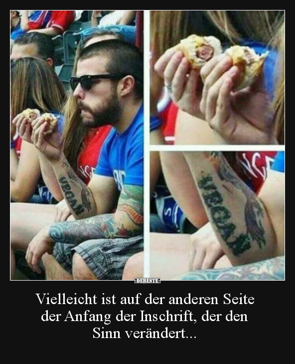 Vielleicht ist auf der anderen Seite der Anfang der..
