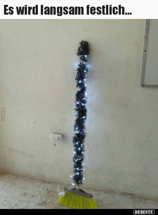 Es wird langsam festlich