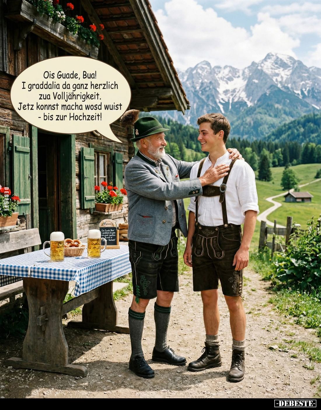 Ois Guade, Bua!... - Lustige Bilder | DEBESTE.de