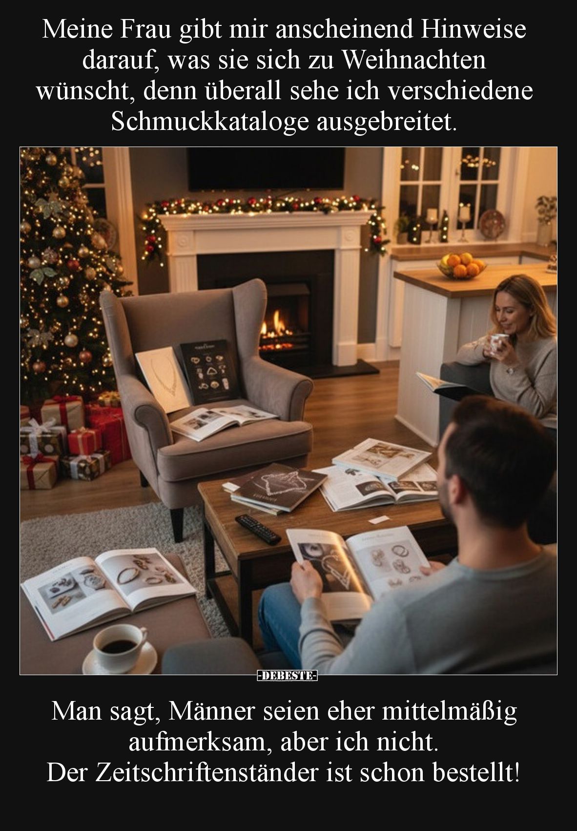 Meine Frau gibt mir anscheinend Hinweise darauf, was sie.. - Lustige Bilder | DEBESTE.de