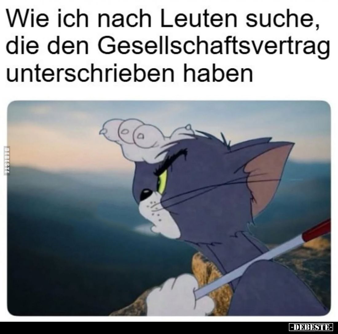 Wie ich nach Leuten suche, Gesellschaftsvertrag die den unterschrieben haben.