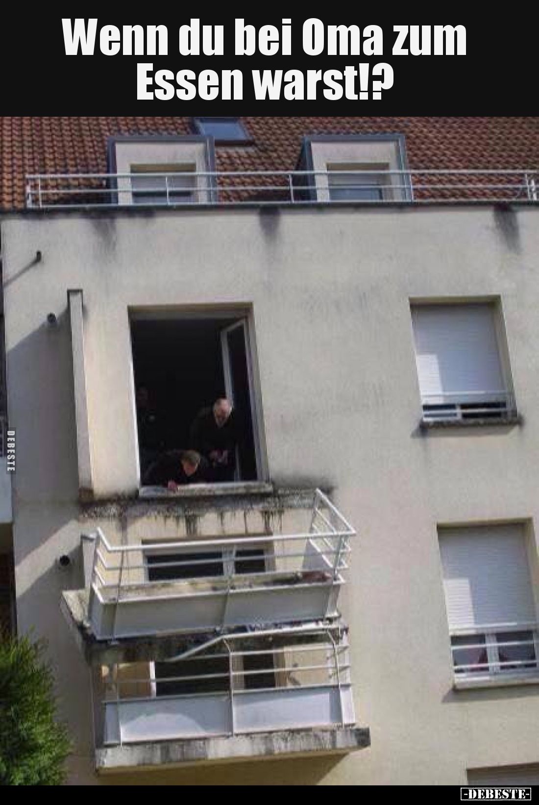 Wenn du bei Oma zum Essen warst!?