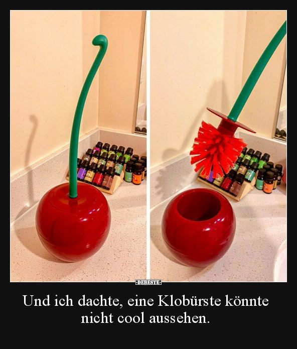 Und ich dachte, eine Klobürste könnte nicht cool aussehen... - Lustige Bilder | DEBESTE.de