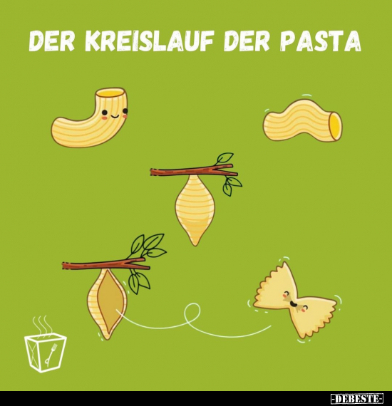 Der Kreislauf der Pasta.. - Lustige Bilder | DEBESTE.de