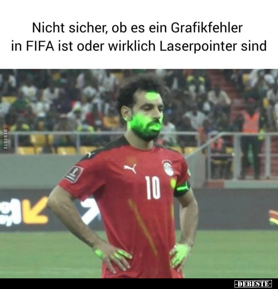 Nicht sicher, ob es ein Grafikfehler in FIFA ist oder.. - Lustige Bilder | DEBESTE.de