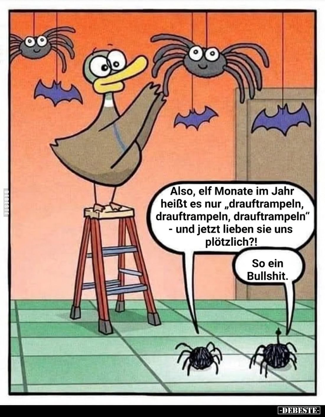 „Also, elf Monate im Jahr heißt es nur ‚drauftrampeln, drauftrampeln, drauftrampeln‘ - und jetzt lieben sie uns plötzlich?!“...