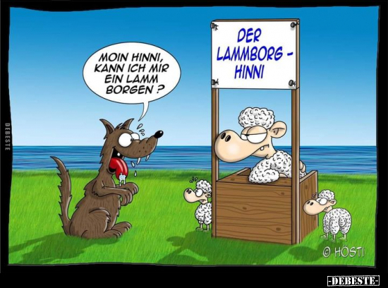 Moin Hinni, kann ich mir ein Lamm borgen?.. - Lustige Bilder | DEBESTE.de