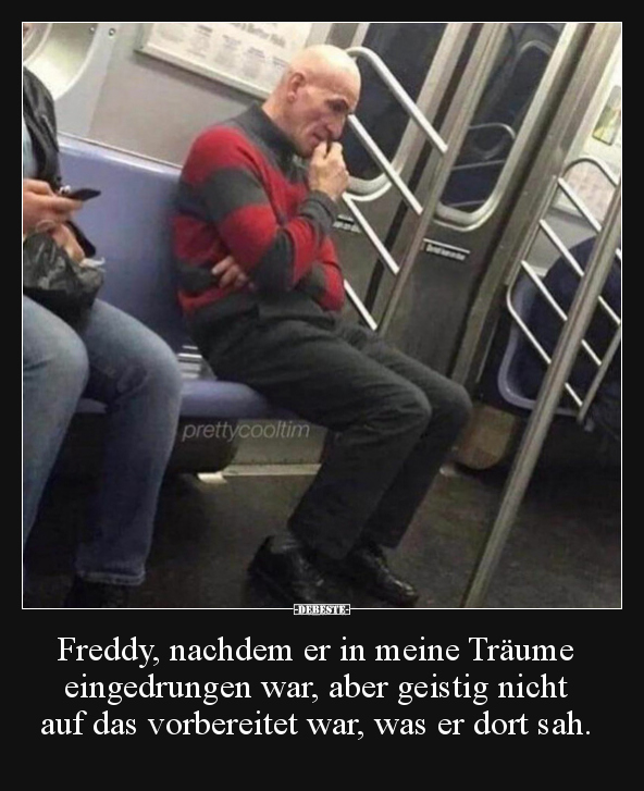 Freddy nachdem er in meine Träume eingedrungen war aber geistig nicht