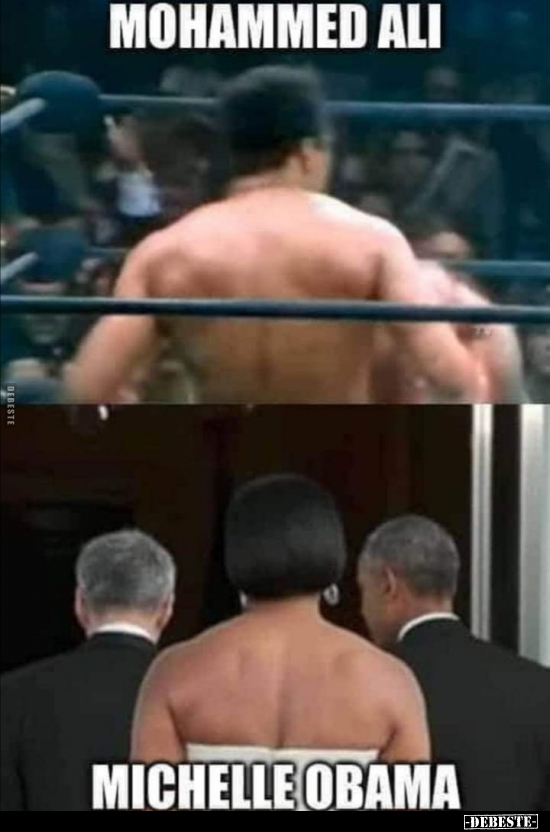 Mohammed Ali / Michelle Obama.. - Lustige Bilder | DEBESTE.de
