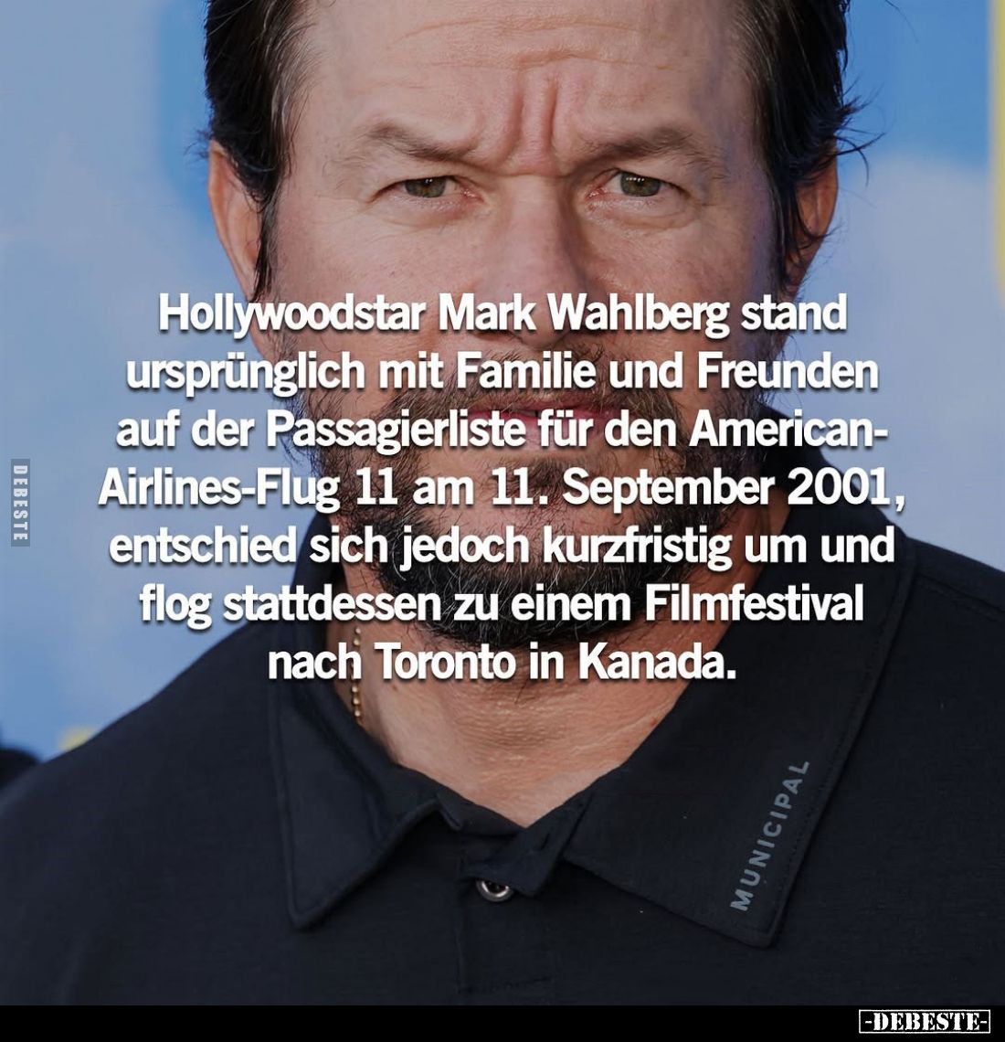 Hollywoodstar Mark Wahlberg stand ursprünglich mit Familie und Freunden auf der Passagierliste für den American-Airlines-Flug...