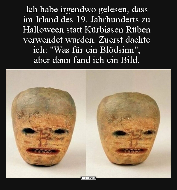 Ich habe irgendwo gelesen, dass im Irland des 19...