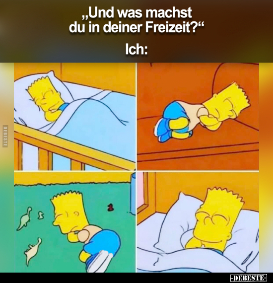 "Und was machst du in deiner Freizeit?".. - Lustige Bilder | DEBESTE.de