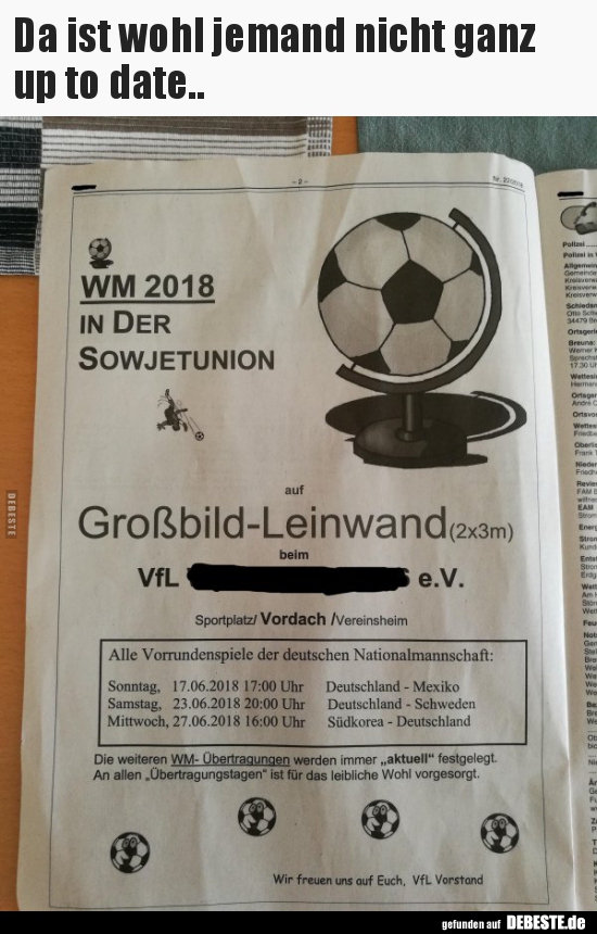 Da ist wohl jemand nicht ganz up to date..