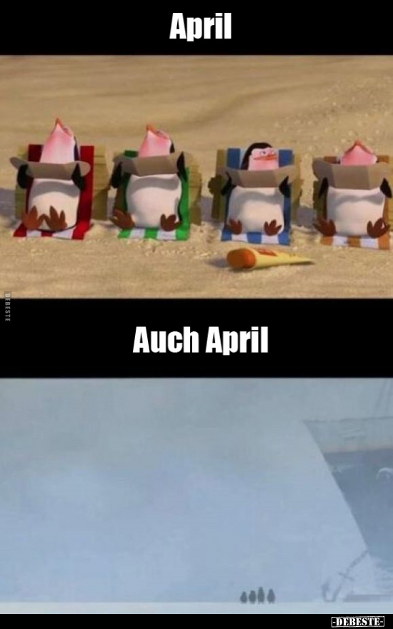 April.

Auch April.