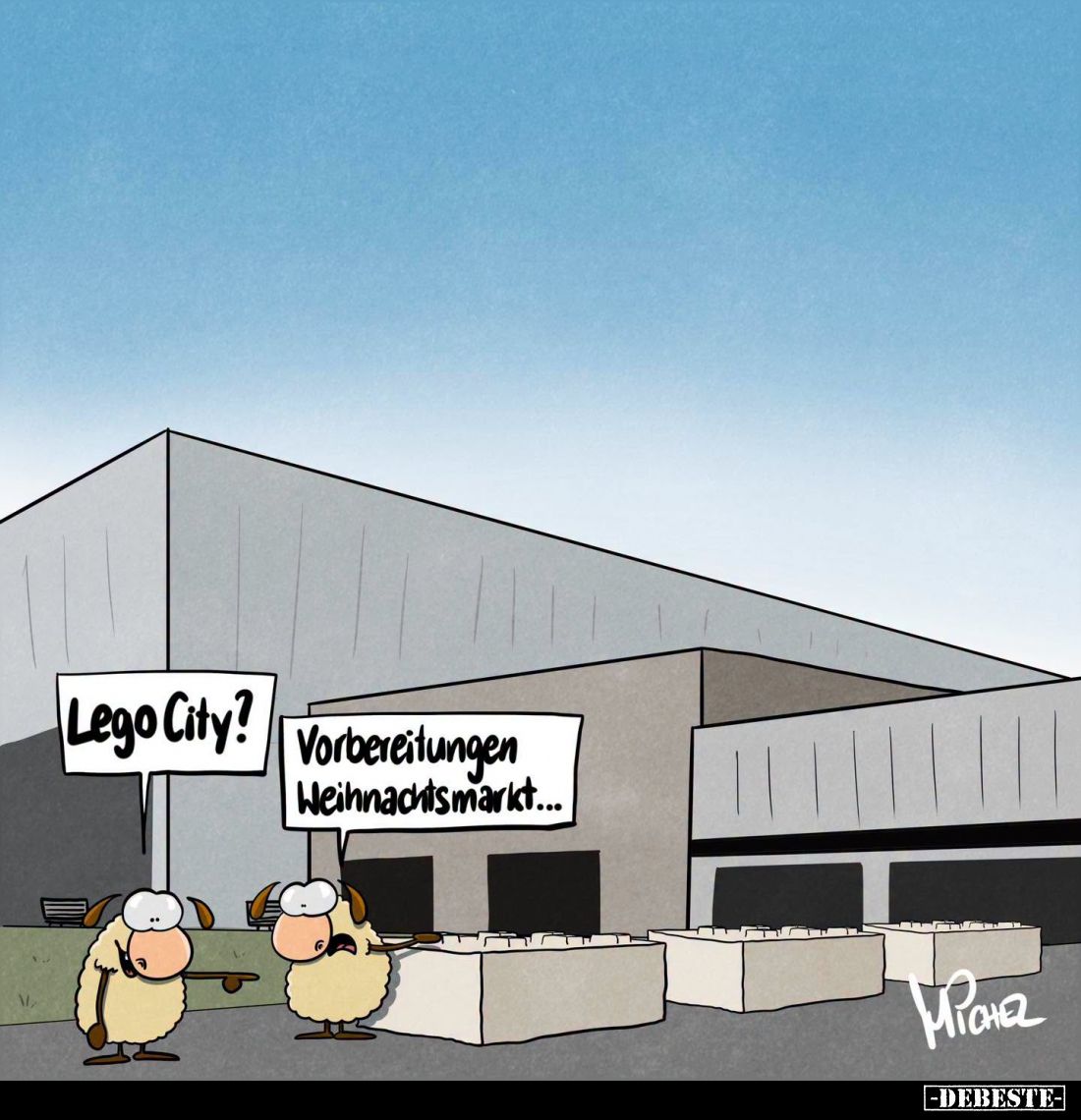 Lego City? -
Vorbereitungen Weihnachtsmarkt...