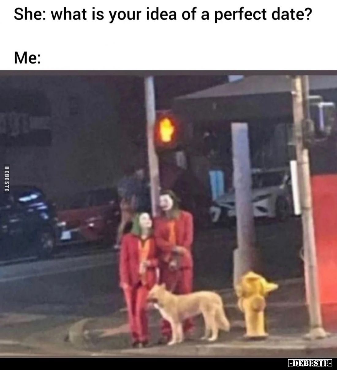 She: what is your idea of a perfect date?