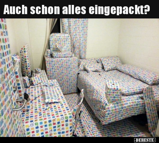 Auch schon alles eingepackt?..
