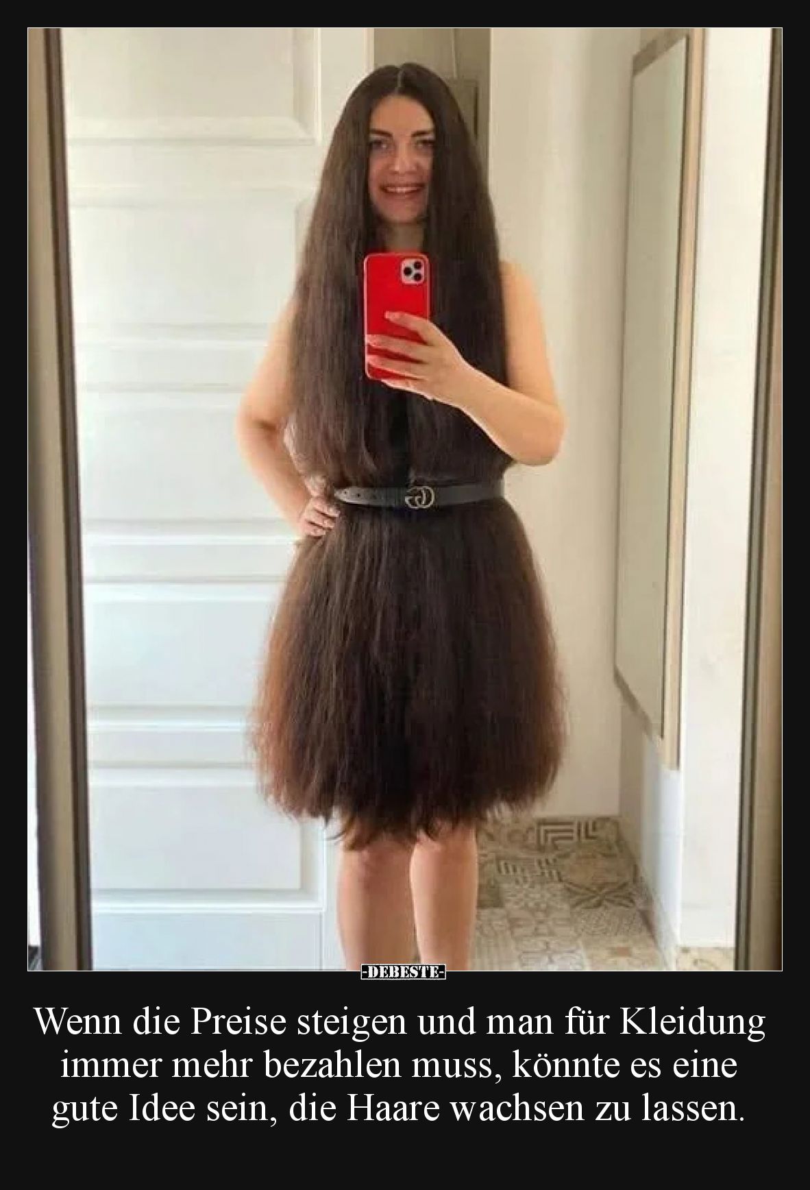 Wenn die Preise steigen und man für Kleidung immer mehr bezahlen muss, könnte es eine gute Idee sein, die Haare wachsen zu la...