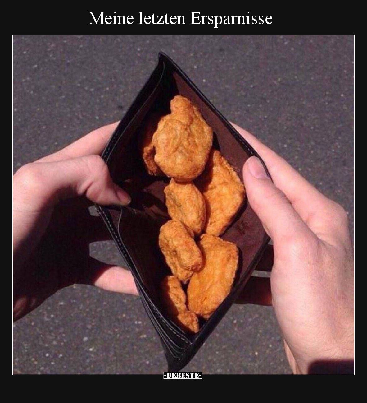 Meine letzten Ersparnisse