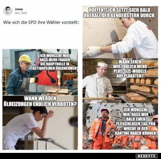 Wie sich die SPD ihre Wahler vorstellt: