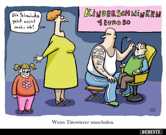 Wenn Tätowierer umschulen.. - Lustige Bilder | DEBESTE.de