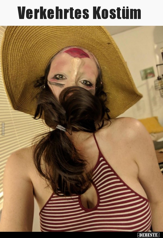 Verkehrtes Kostüm..