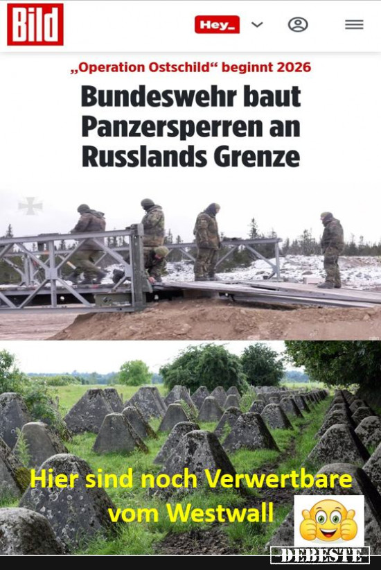 Nachhaltiger Panzerwall - Lustige Bilder | DEBESTE.de